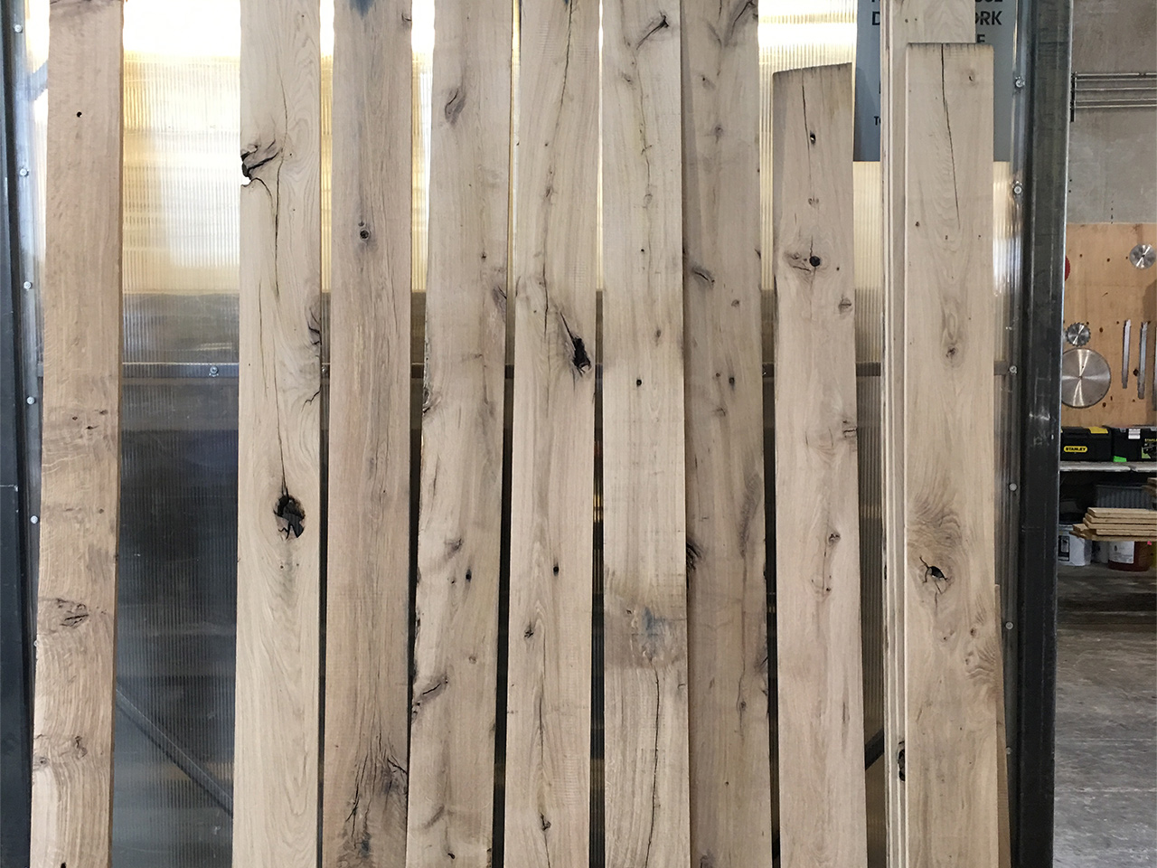 boards of different wood species