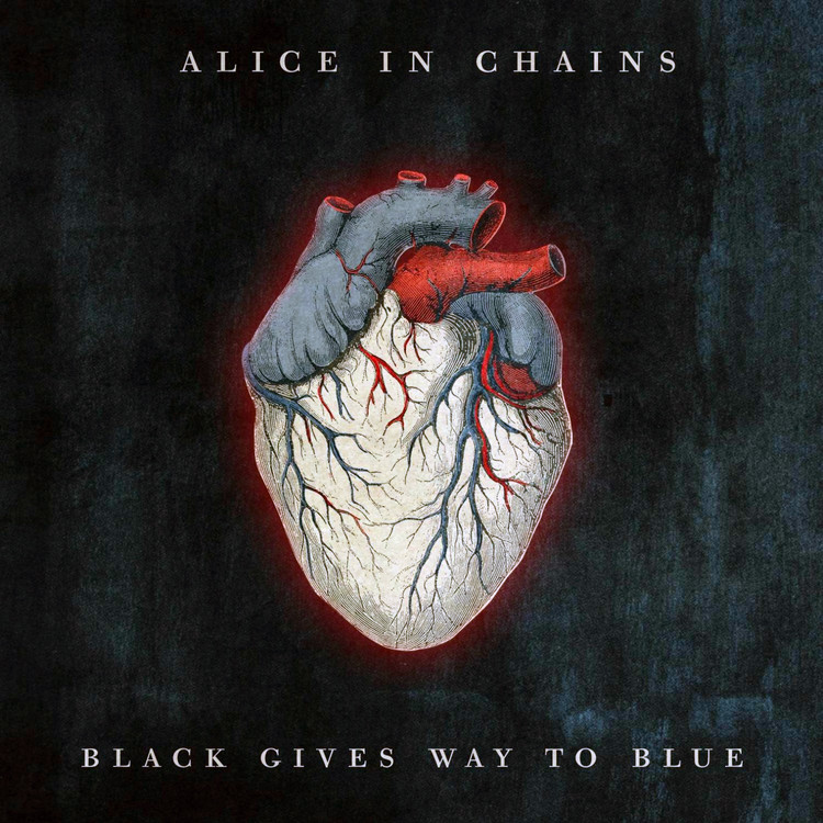 black gives way to blue